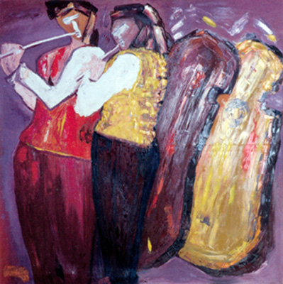 Harmony - Oil on Canvas - 140X140 cm - 2006