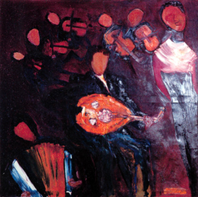Orchestra - 140 x 140 -  Oil on Canvas - 2006